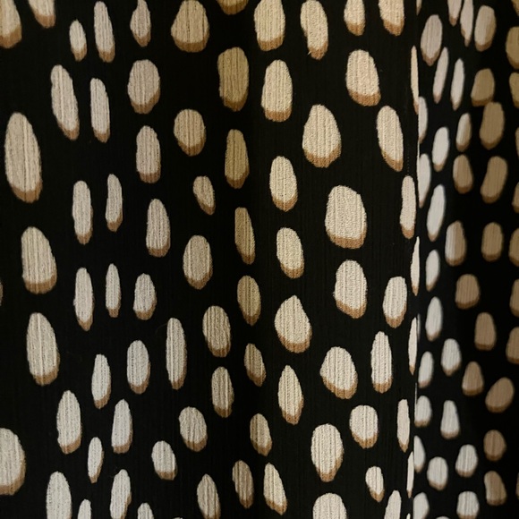 J. Crew Black and Cream Textured Blouse - Picture 5 of 5